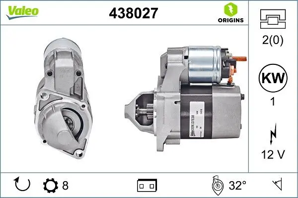 Startér VALEO 438027