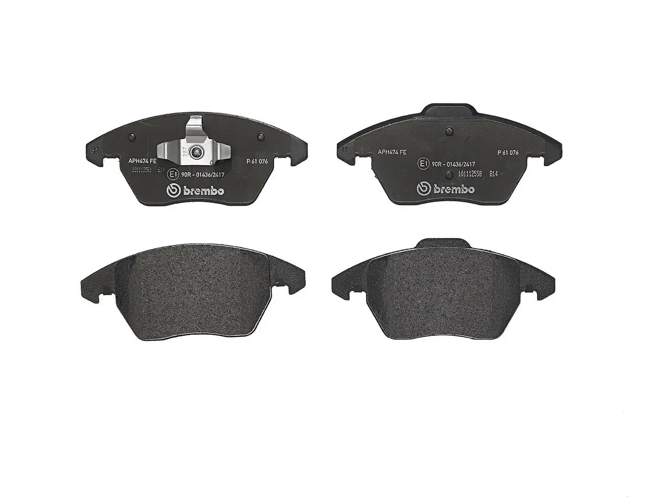 Sada brzdových destiček, kotoučová brzda BREMBO P 61 076
