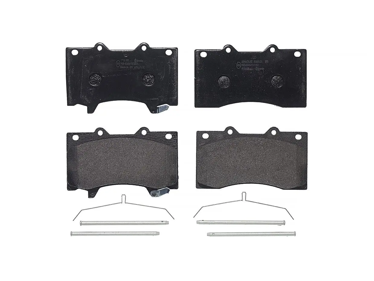 BREMBO Sada brzdových destiček, kotoučová brzda P56081