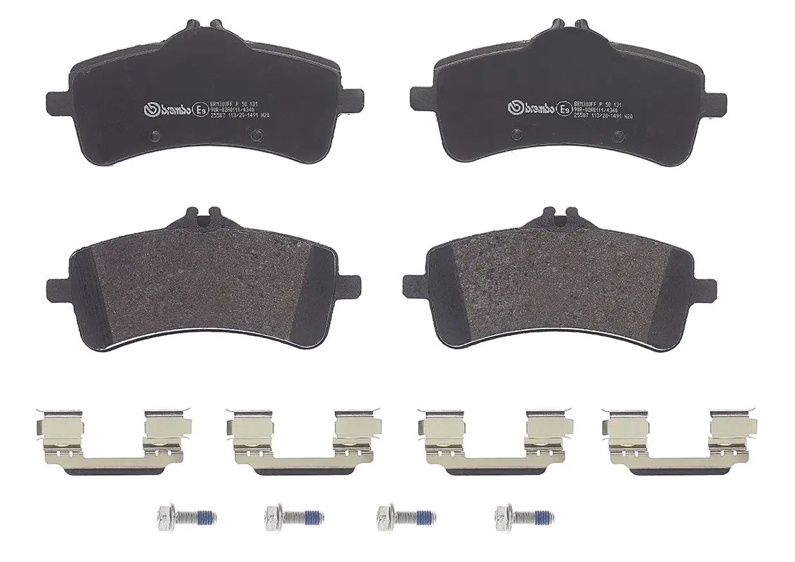 Sada brzdových destiček, kotoučová brzda BREMBO P 50 131
