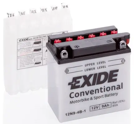 EXIDE startovací baterie APRILIA AF1 125 (SINTESI), (FUTURA), (SPORT PRO), (REPLICA) 88-93, CLASSIC 125 97-01, ETX 125 98-01, RS 125 (EXTREMA), (80