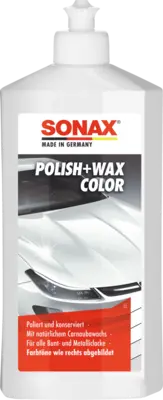 Leštěnka s voskem na bílé barvy Sonax Polish+Wax Color Weiß (500 ml)