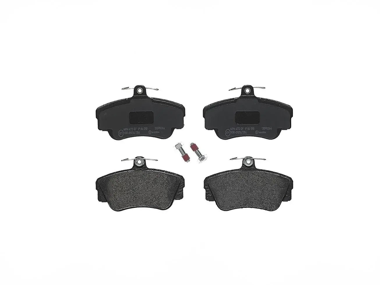 Sada brzdových destiček, kotoučová brzda BREMBO P 86 010