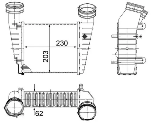 Chladič turba MAHLE CI 347 000S