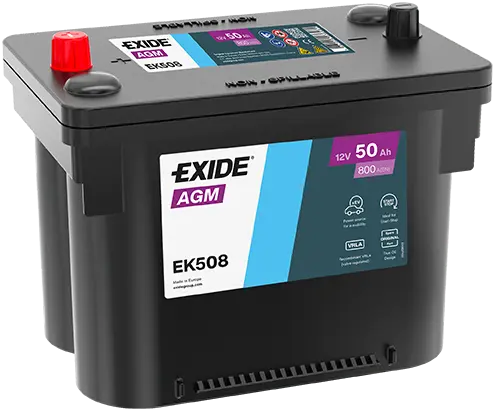 Exide Start-Stop AGM 12V 50Ah 800A EK508