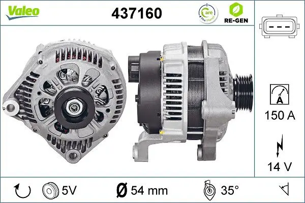VALEO Generátor 437160