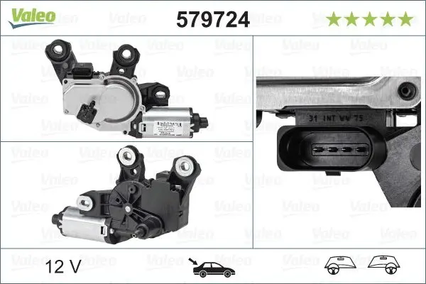 VALEO Motor stěračů 579724