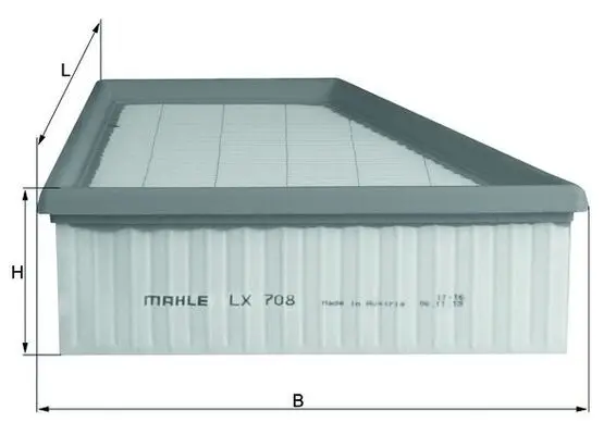 Vzduchový filtr MAHLE LX 708