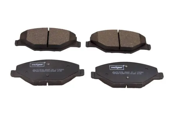 Sada brzdových destiček, kotoučová brzda MAXGEAR 19-3042