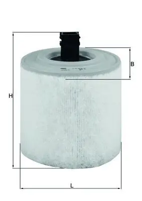 Vzduchový filtr MAHLE LX 3015/16