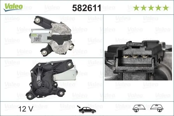 Motor stěračů VALEO 582611