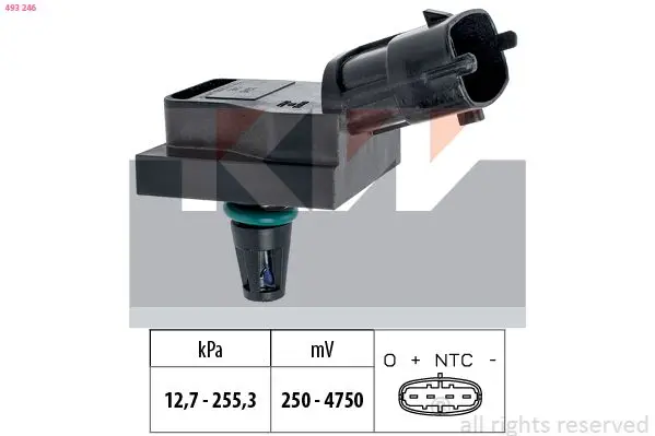 Snímač barometrického tlaku vzduchu KW 493 246