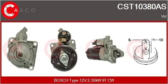 Startér CASCO CST10380AS