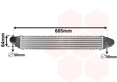 VAN WEZEL Chladič turba 58004248