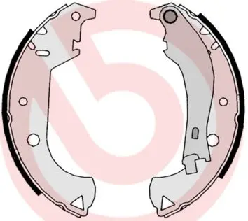 BREMBO Sada brzdových čelistí S23524