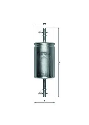 MAHLE ORIGINAL Palivový filtr KL559