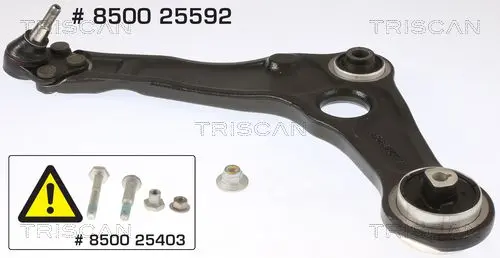 Řídicí páka, zavěšení kol TRISCAN 8500 25592
