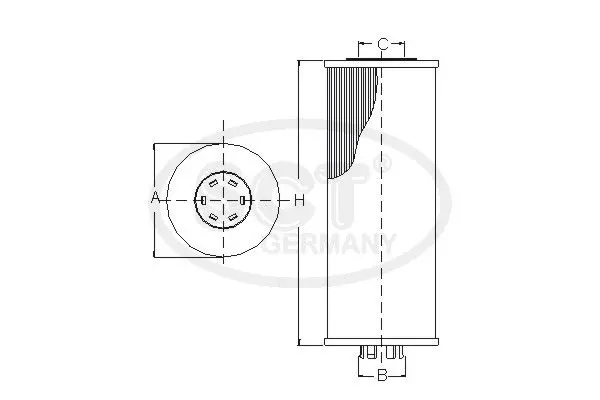 Olejový filtr SCT - MANNOL SH 446 P