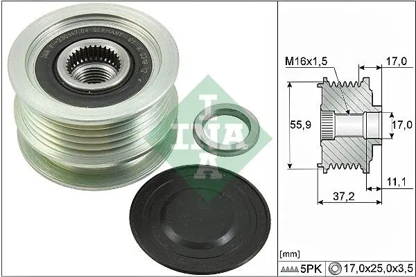 Předstihová spojka Schaeffler INA 535 0116 10