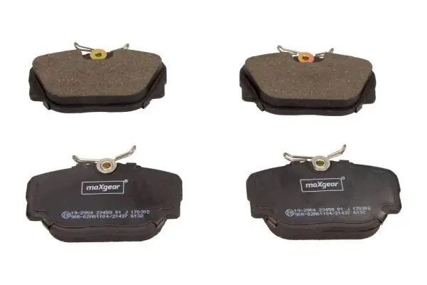 Sada brzdových destiček, kotoučová brzda MAXGEAR 19-2954