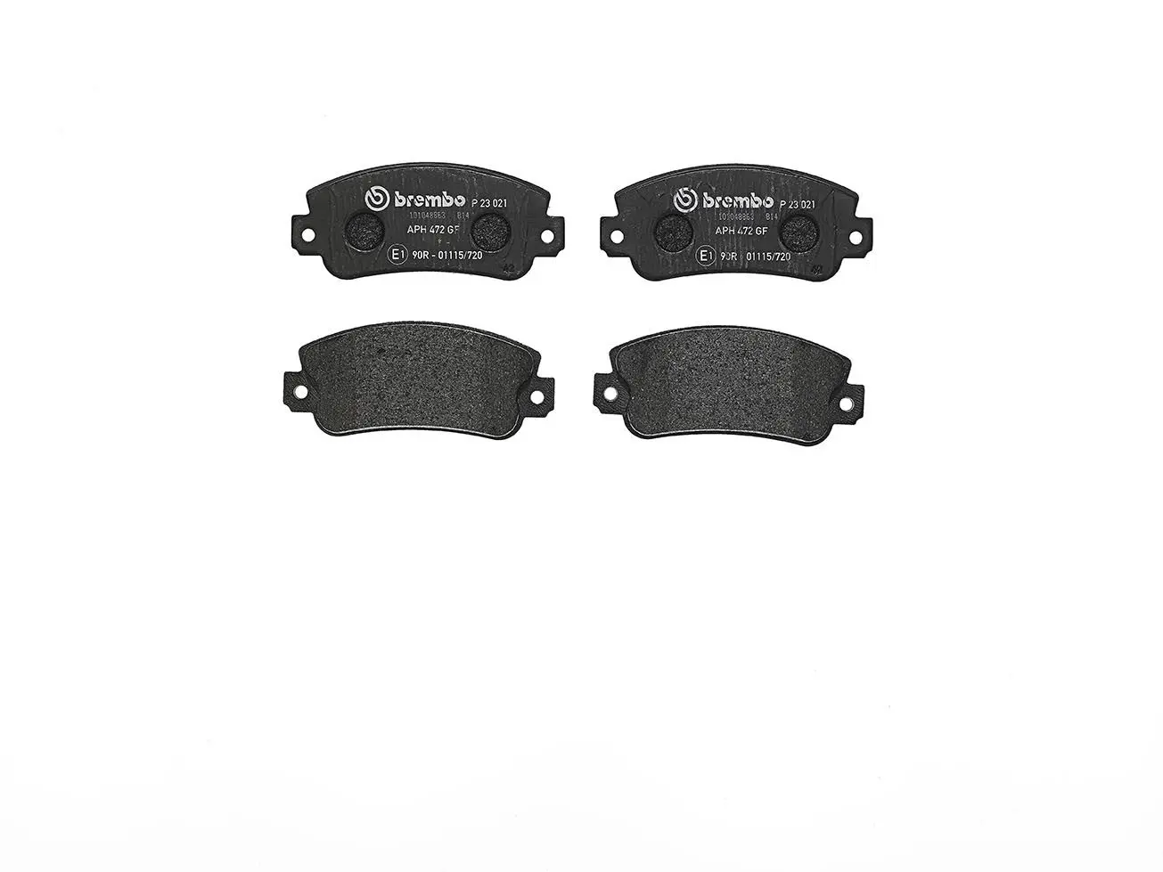 Sada brzdových destiček, kotoučová brzda BREMBO P 23 021