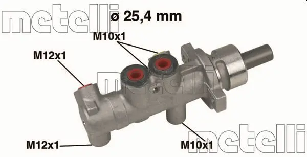 METELLI Hlavní brzdový válec 050415