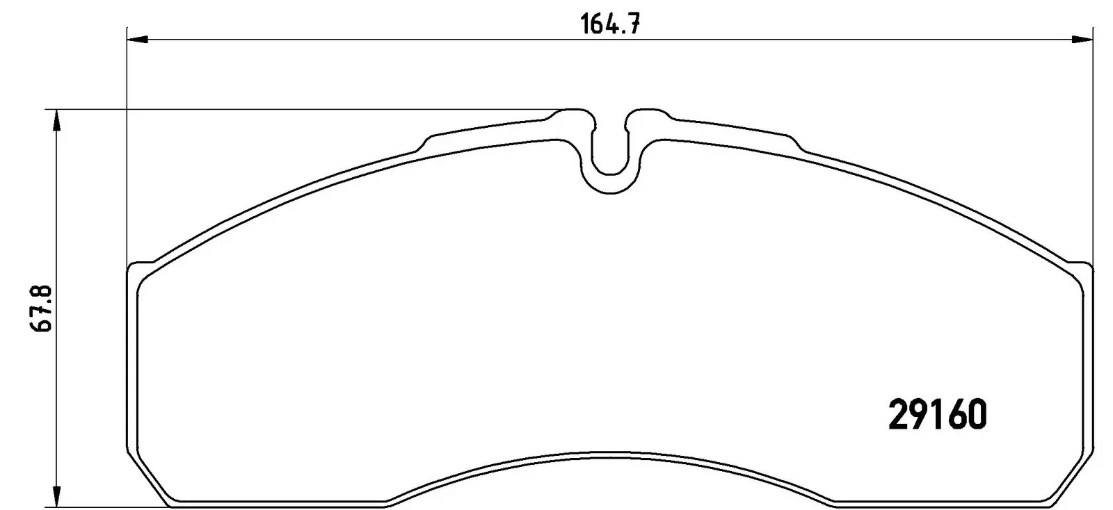 Sada brzdových destiček, kotoučová brzda BREMBO P A6 022