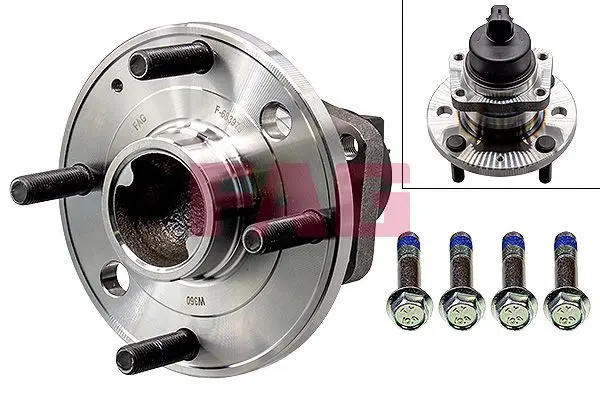 Sada ložisek kol Schaeffler FAG 713 6449 60