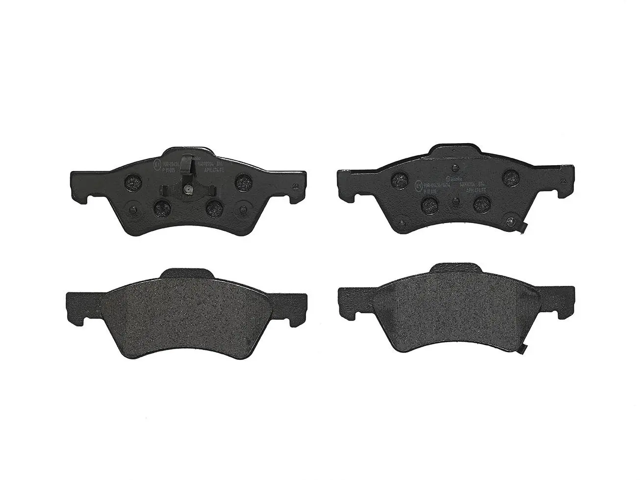 Sada brzdových destiček, kotoučová brzda BREMBO P 11 015