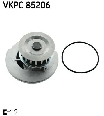 SKF Vodní čerpadlo, chlazení motoru VKPC85206