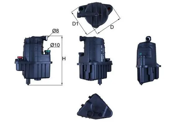 Palivový filtr MAHLE KL 469