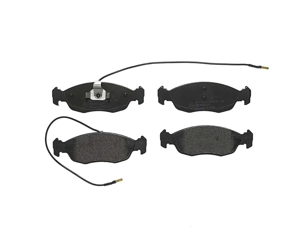 Sada brzdových destiček, kotoučová brzda BREMBO P 61 054