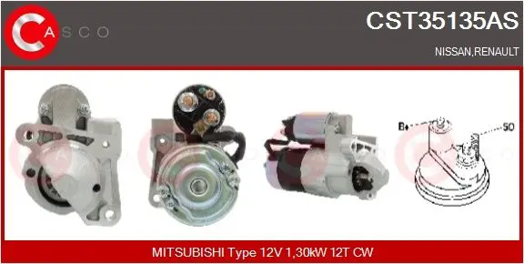 Startér CASCO CST35135AS