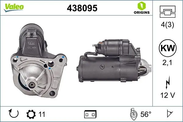 VALEO Startér 438095