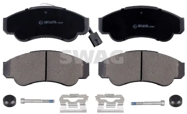 Sada brzdových destiček, kotoučová brzda SWAG 70 91 6663