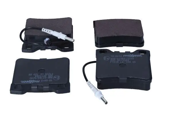 Sada brzdových destiček, kotoučová brzda MAXGEAR 19-0412