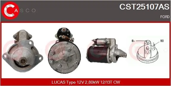Startér CASCO CST25107AS