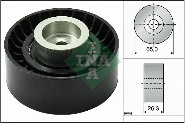 Vratná/vodicí kladka, klínový žebrový řemen Schaeffler INA 532 0470 10