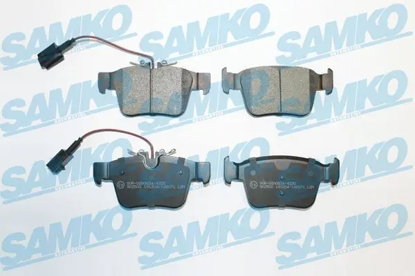 Sada brzdových destiček, kotoučová brzda SAMKO 5SP2071
