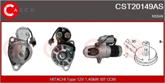 Startér CASCO CST20149AS