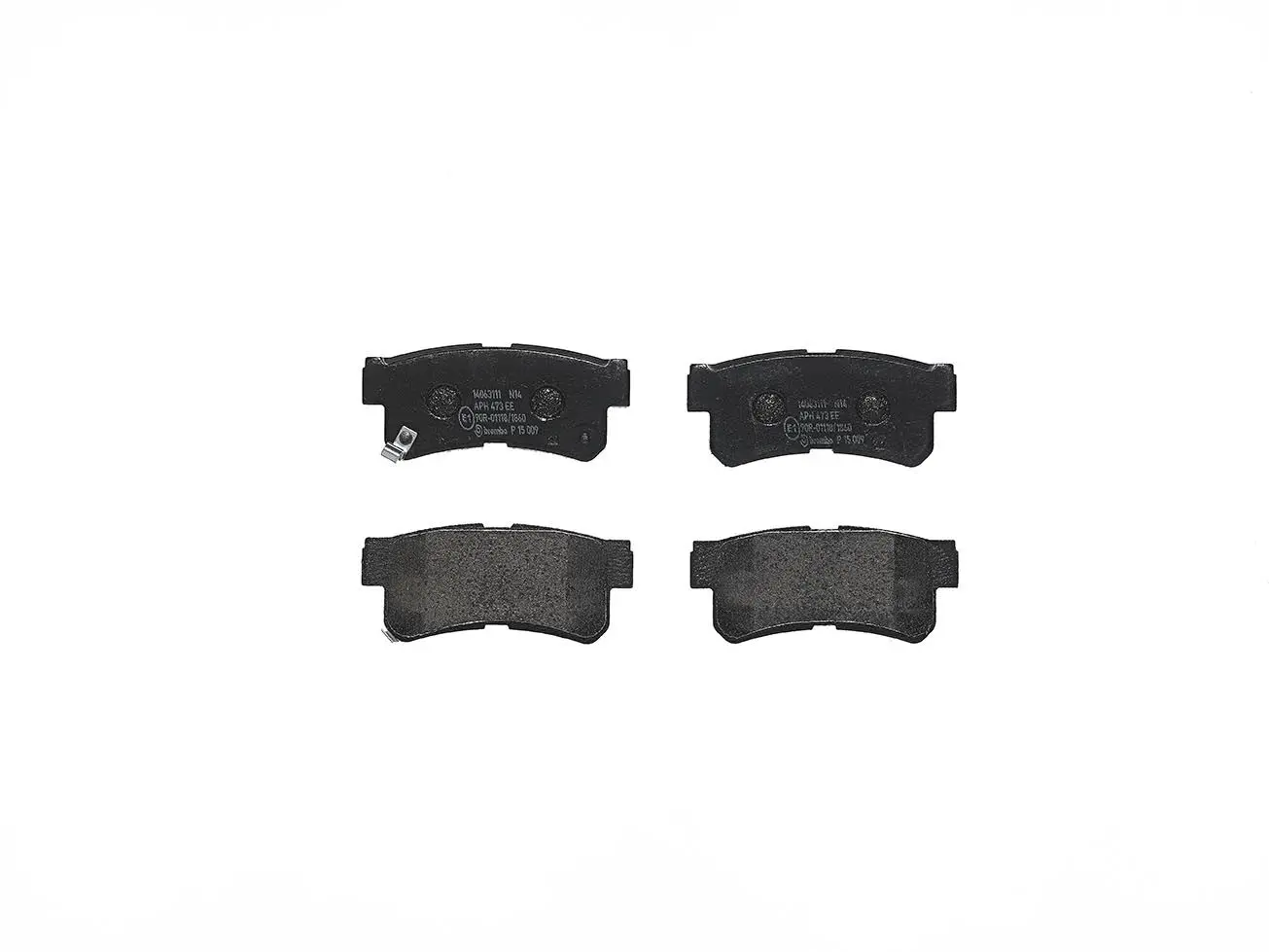 Sada brzdových destiček, kotoučová brzda BREMBO P 15 009