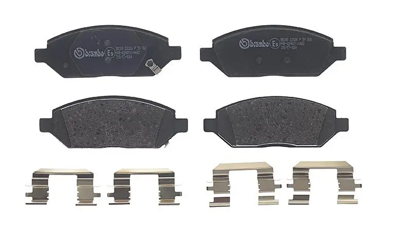 Sada brzdových destiček, kotoučová brzda BREMBO P 59 088