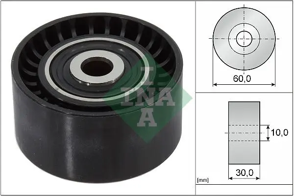 Vratná/vodicí kladka, klínový žebrový řemen Schaeffler INA 532 0321 10