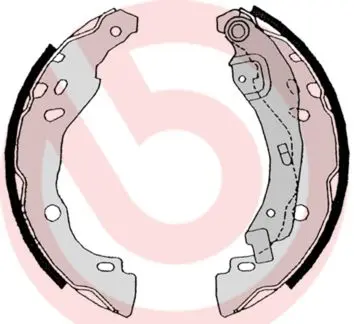 Sada brzdových čelistí BREMBO S 68 525