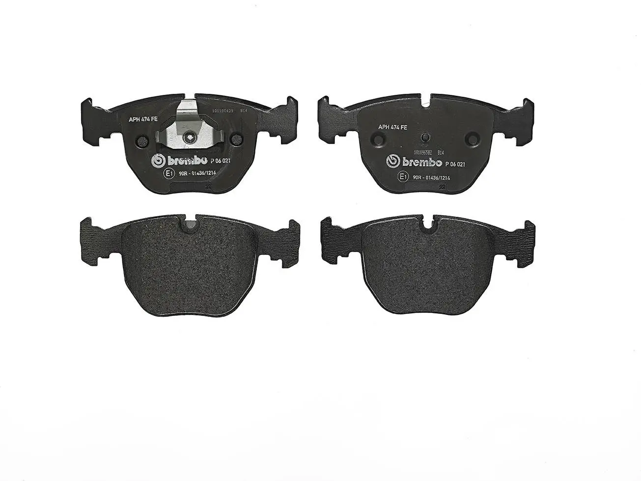 Sada brzdových destiček, kotoučová brzda BREMBO P 06 021