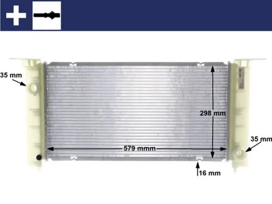 Chladič, chlazení motoru MAHLE CR 1449 000S