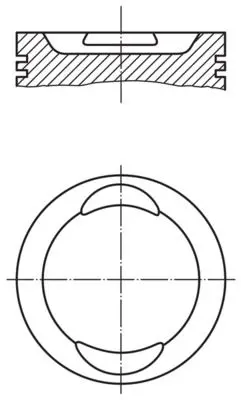 Píst MAHLE 009 41 00