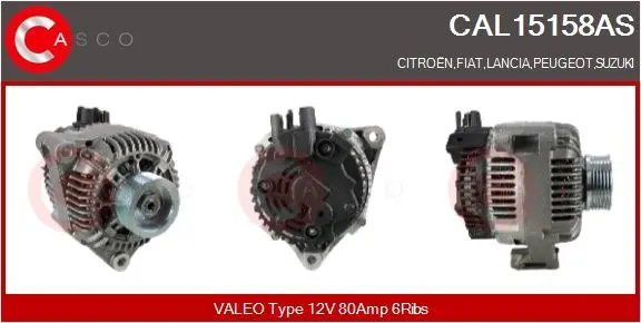 generátor CASCO CAL15158AS
