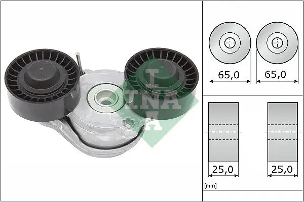 Napínák, žebrovaný klínový řemen Schaeffler INA 534 0696 10