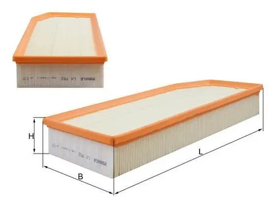 Vzduchový filtr MAHLE LX 752